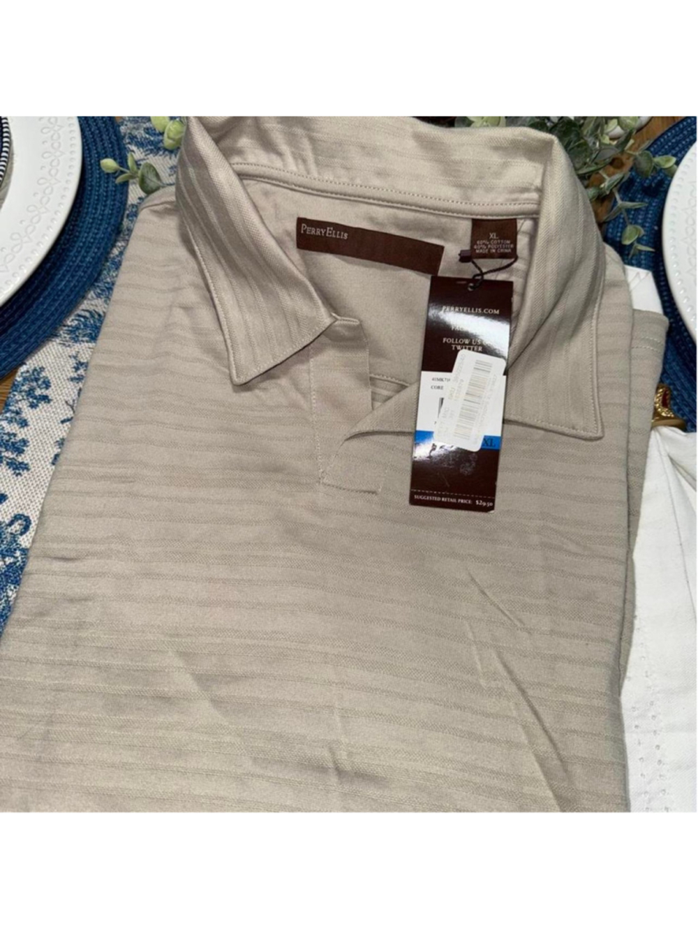 Men’s Perry Ellis polo shirt
